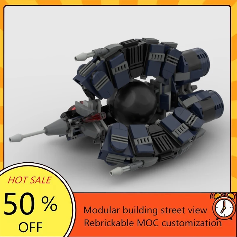 

Набор для сборки космического корабля из 559 деталей, популярная модель по мотивам фильма «Звездные войны», модульный конструктор, технологичный подарок, игрушка для детей, для сборки в праздники