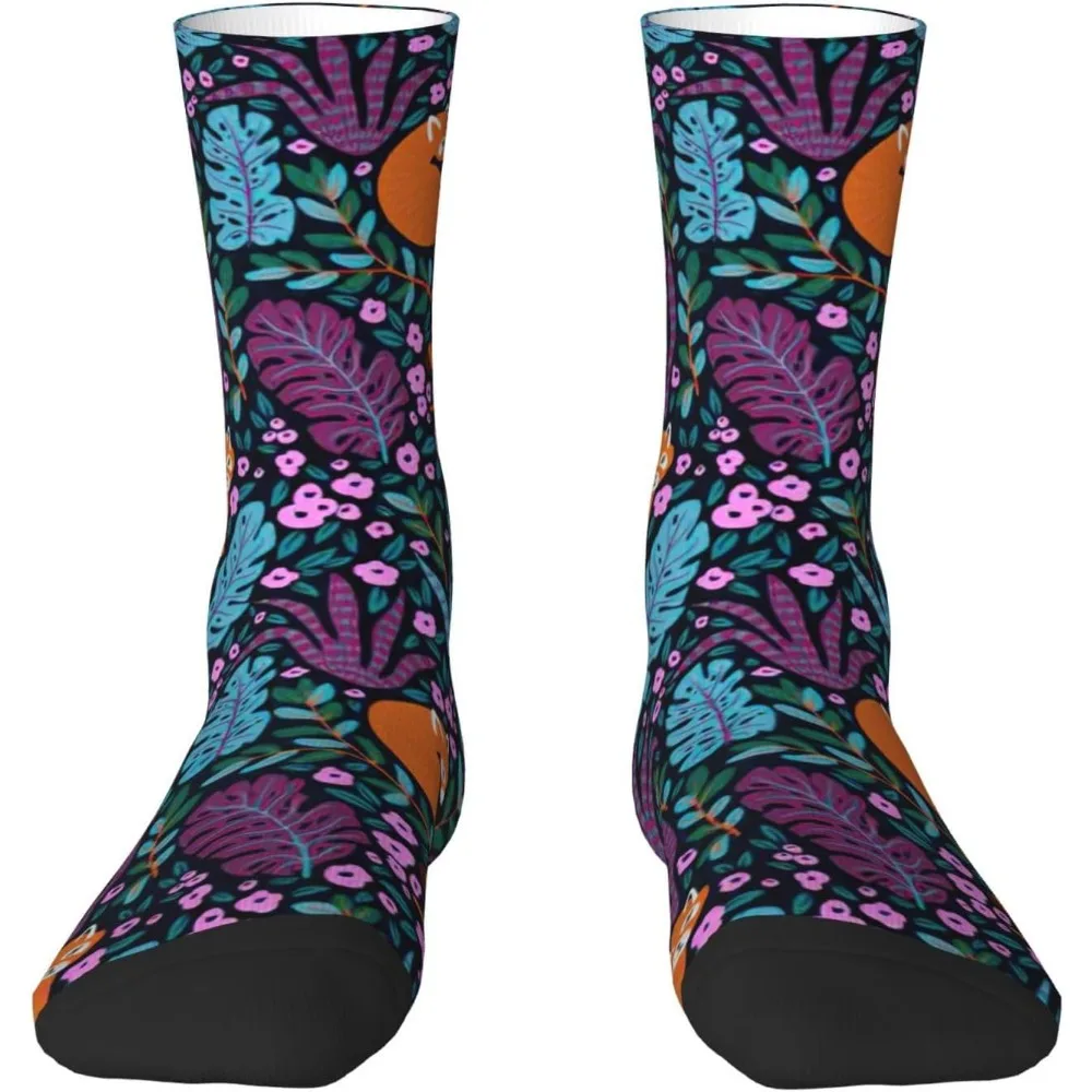 

Носки с принтом кота, носки-трубочки, чулки для взрослых, спортивные носки мягкие, удобные эластичные чулки