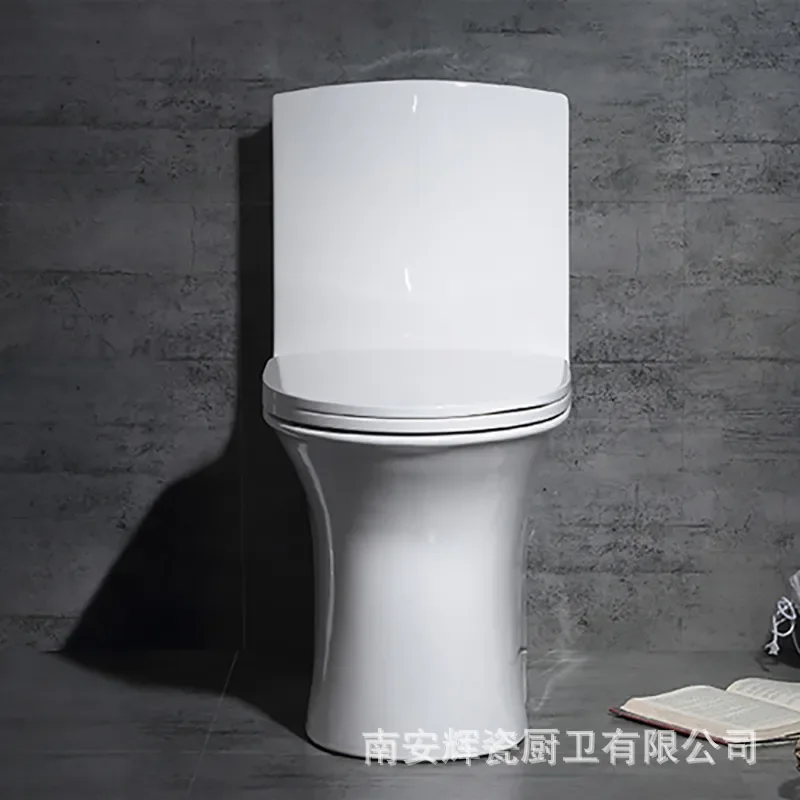 Ceramic Swirl Siphon Flush Toilet Deodorizing Sanitary Ware for Home Bathroom Ordinary Water Closet