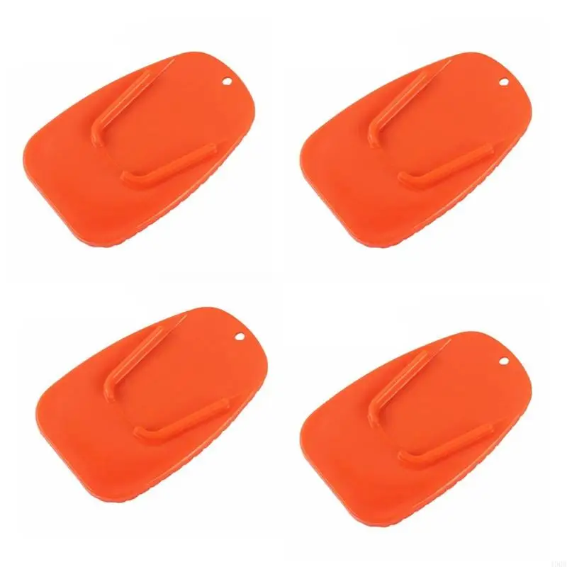 

400B 4Pcs Universal Motorcycle Kickstand Anti-skid Pads for Winter Snow Slippery Road Kickstand Support Plate