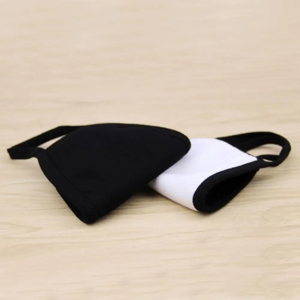Máscaras de fiesta unisex para mantener el calor, respirador festivo de media cara grueso, máscara antipolvo con patrón de dibujos animados lavable