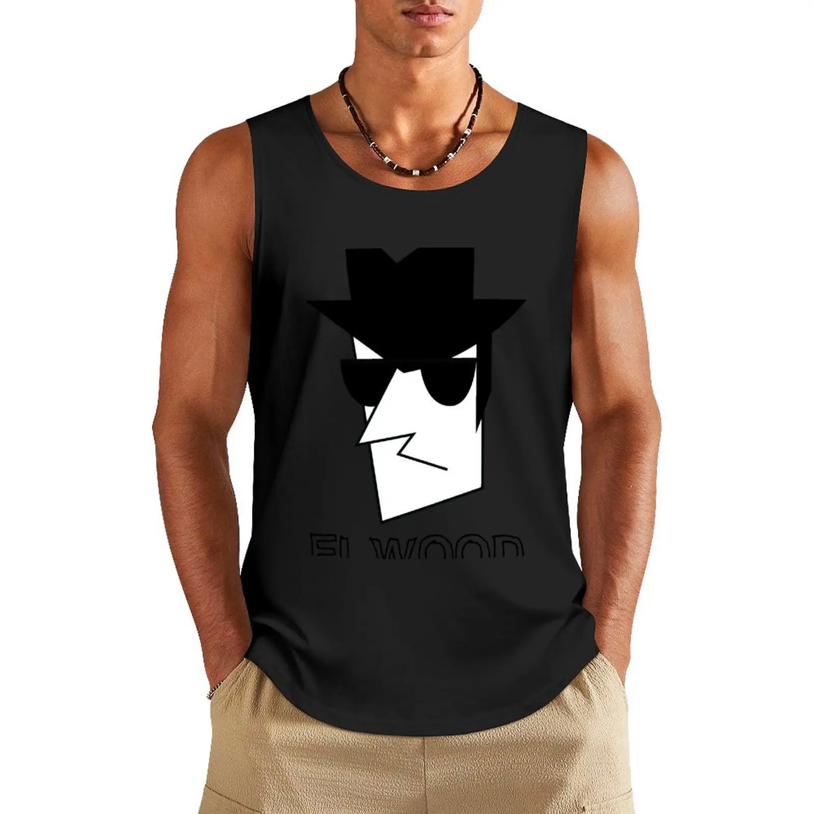 

Elwood Blues Tank Top Sportswear for men sports suits
