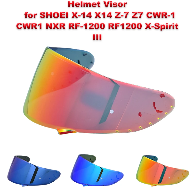 Visera de casco para SHOEI X-14 X14 Z-7 Z7 CWR-1 CWR1 NXR RF-1200 RF1200 X-Spirit III XSpirit 3 X-Quatorios X Cuardici RYD CWR-F CWRF