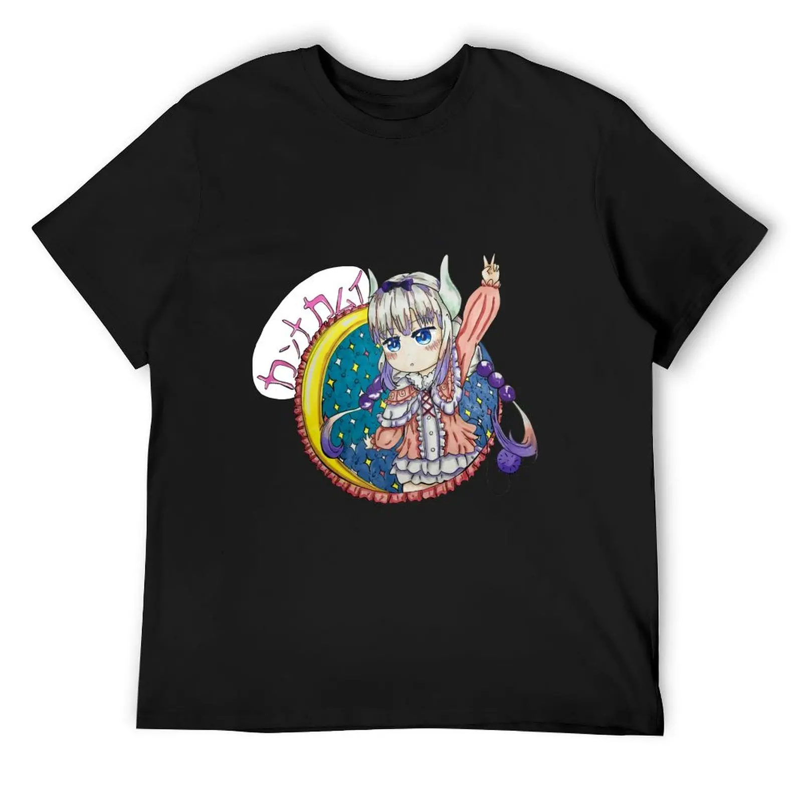 Kanna Kamui T-Shirt designer shirts Short sleeve tee animal prinfor boys mens fashion