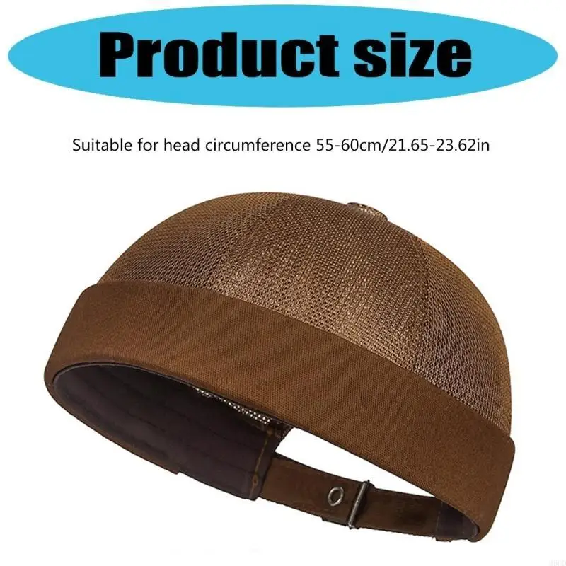 

M6CD Stall Vintage Hip Hop Hat Adjustable Casual Hat for Street Strolling
