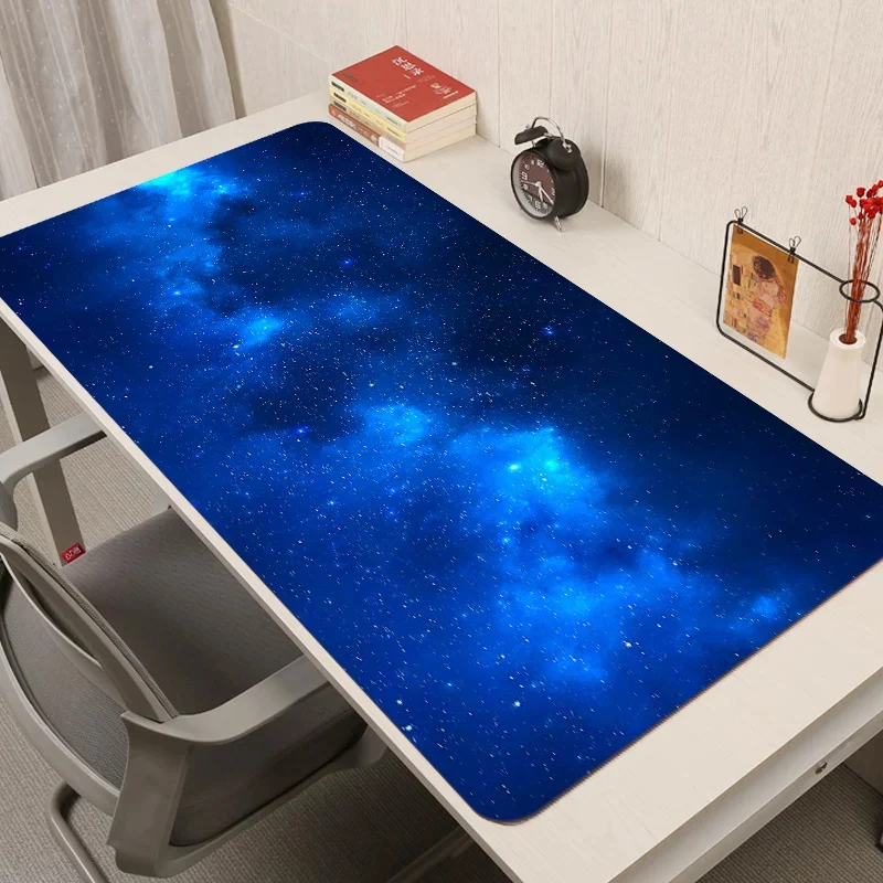 Übergroßes Sternenhimmel-Mauspad Gaming-Tastaturunterlage Einfache Anime-Mausmatte Schreibtischunterlage Desktop-Tischmatte PC-Computertisch-Schutz