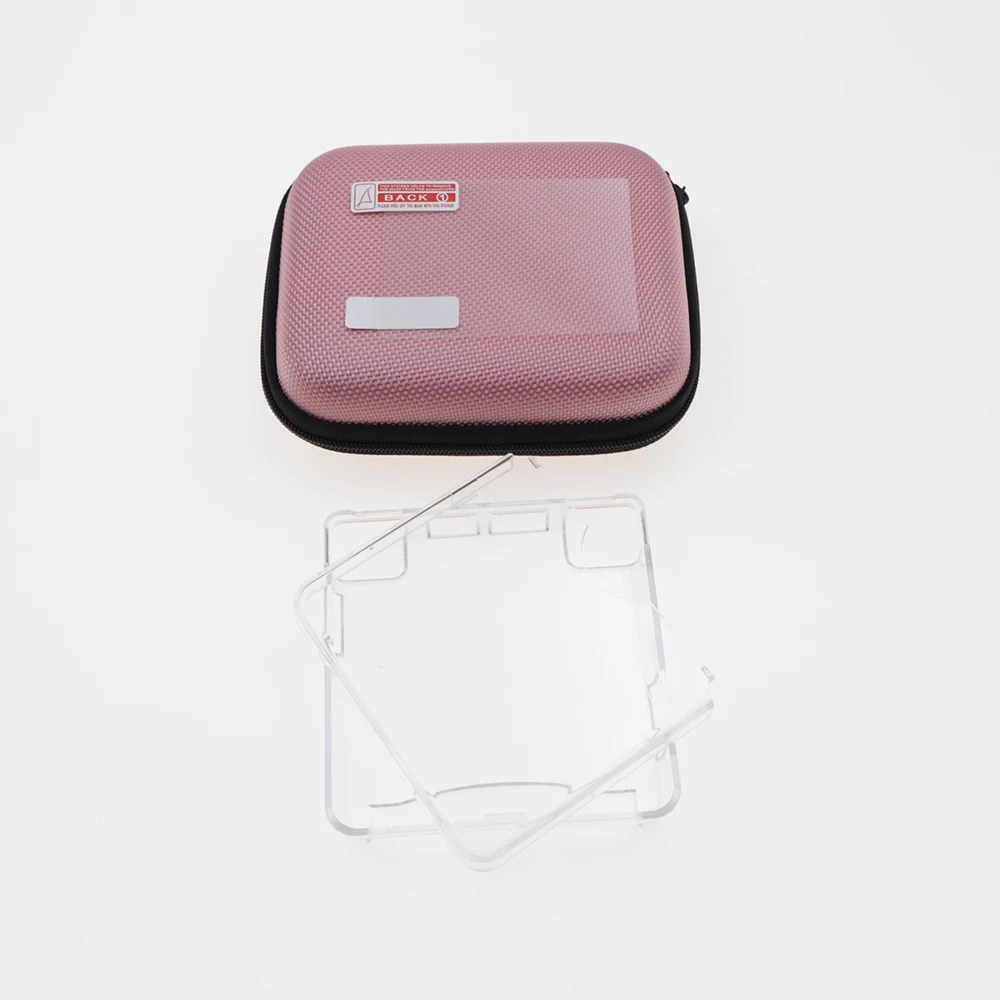 1Set Carrying Pouch Bag & Screen Protector Film For GBA SP Game Console, Clear Protective Cover Shell Housing Storage Case Box view 5