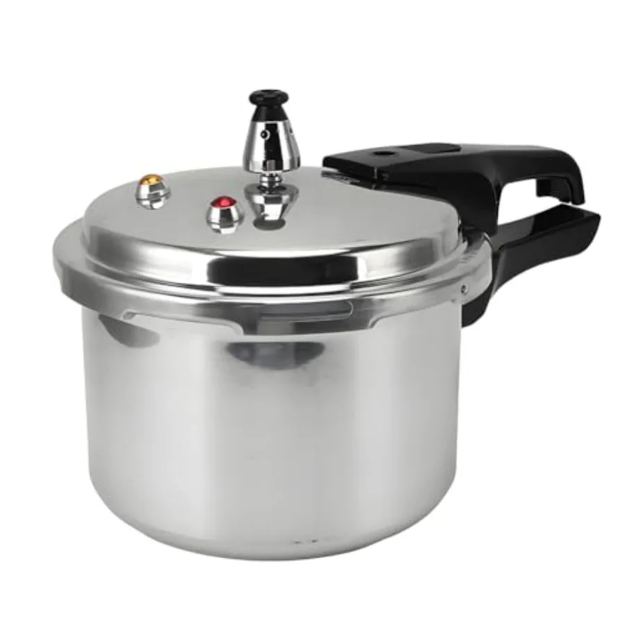 

Aluminum Alloy Pressure Cooker 18cm/ 7.09Inch Small 3 Quart Pot for Gas Stoves Durable and Easy Clean for Beans Meats Soups