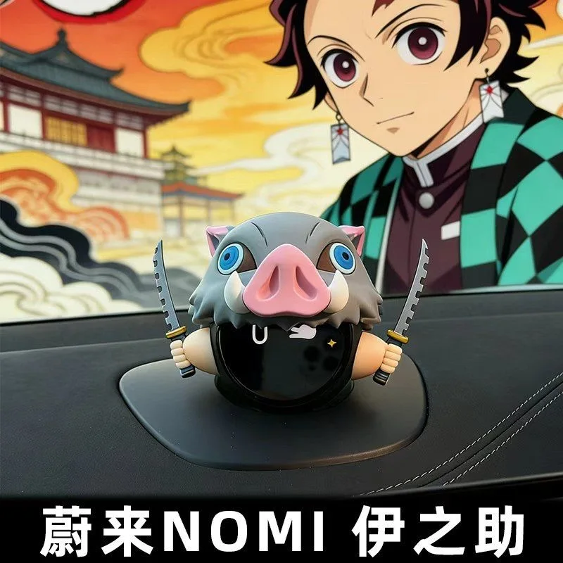 

Шлем Хашибира Иноске из аниме «Истребитель демонов», украшение для автомобиля, аксессуар для интерьера авто, фигурка, игрушка, модель, подарок