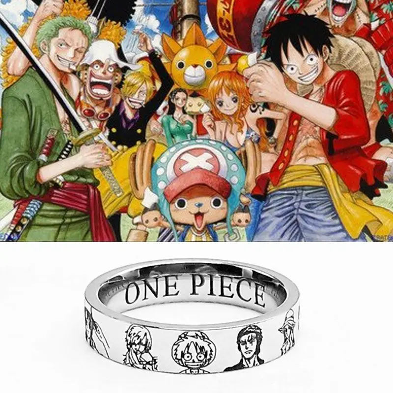 Новинка 2026: Креативное кольцо Санжи по мотивам аниме One Piece, мужское и женское парное кольцо в стиле Ins, нишевое кольцо на мизинец, оптовая продажа, подарок