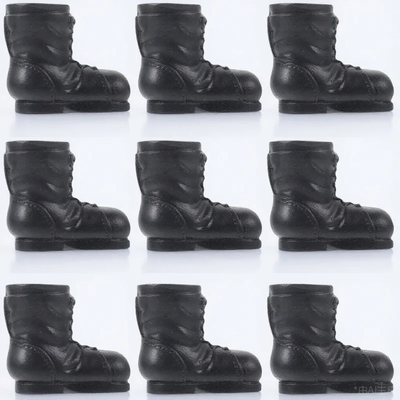 

10pcs Christmas Claus Boots Diy Decorative Shoe Santa Claus Supplies Xmas Santa Decor Festive Home Decoration