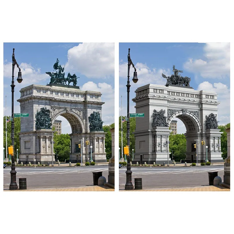 Nuovo prodotto squisito modello di blocchi MOC New York Triumphal Arch tecnologia giocattolo modulare per bambini set di assemblaggio fai-da-te