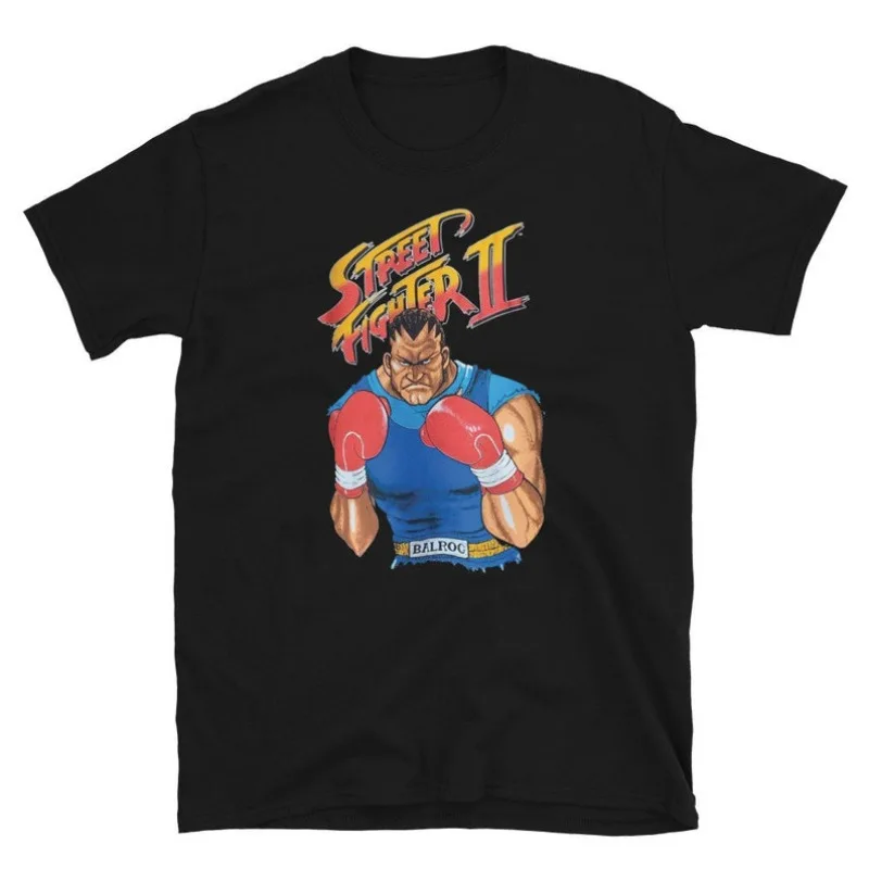 00013177 # Camiseta A-Street Fighter 2 Balrog Throwback Arcade Capcom de los años 90