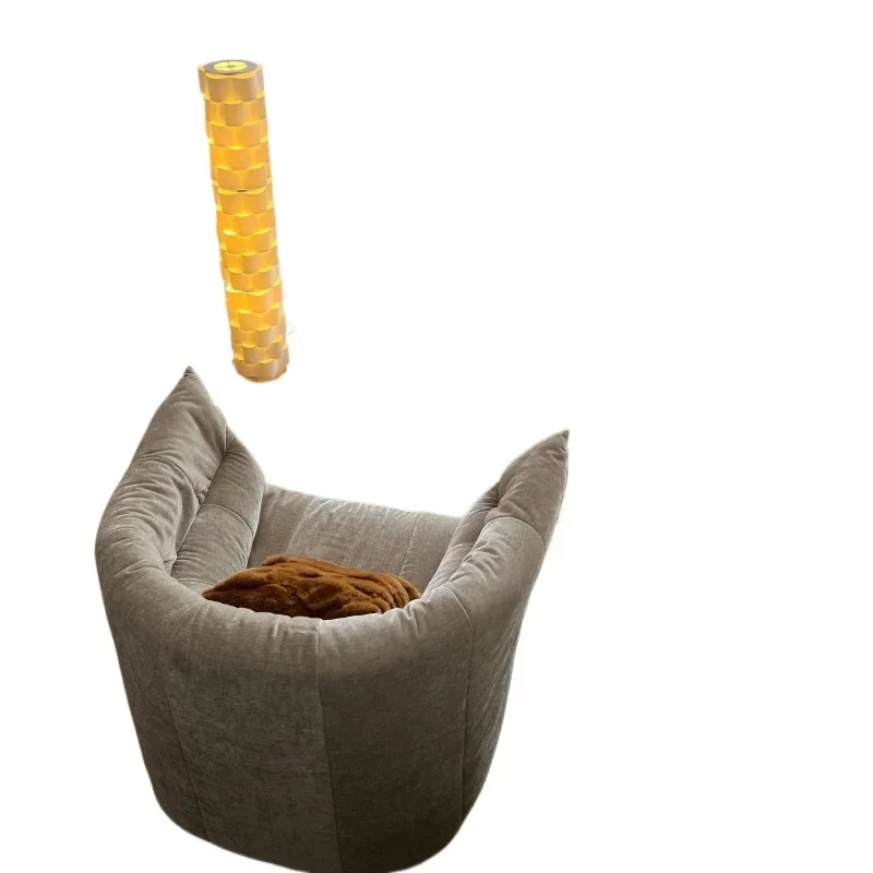 

Lazy single sofa designer modern cream style Italian medieval retro casual chair