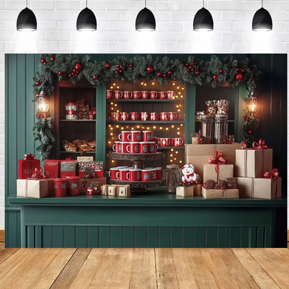 คริสต์มาสการถ่ายภาพฉากหลังสีเข - Dessert Table Backdrop บทวิจารณ์และราคา