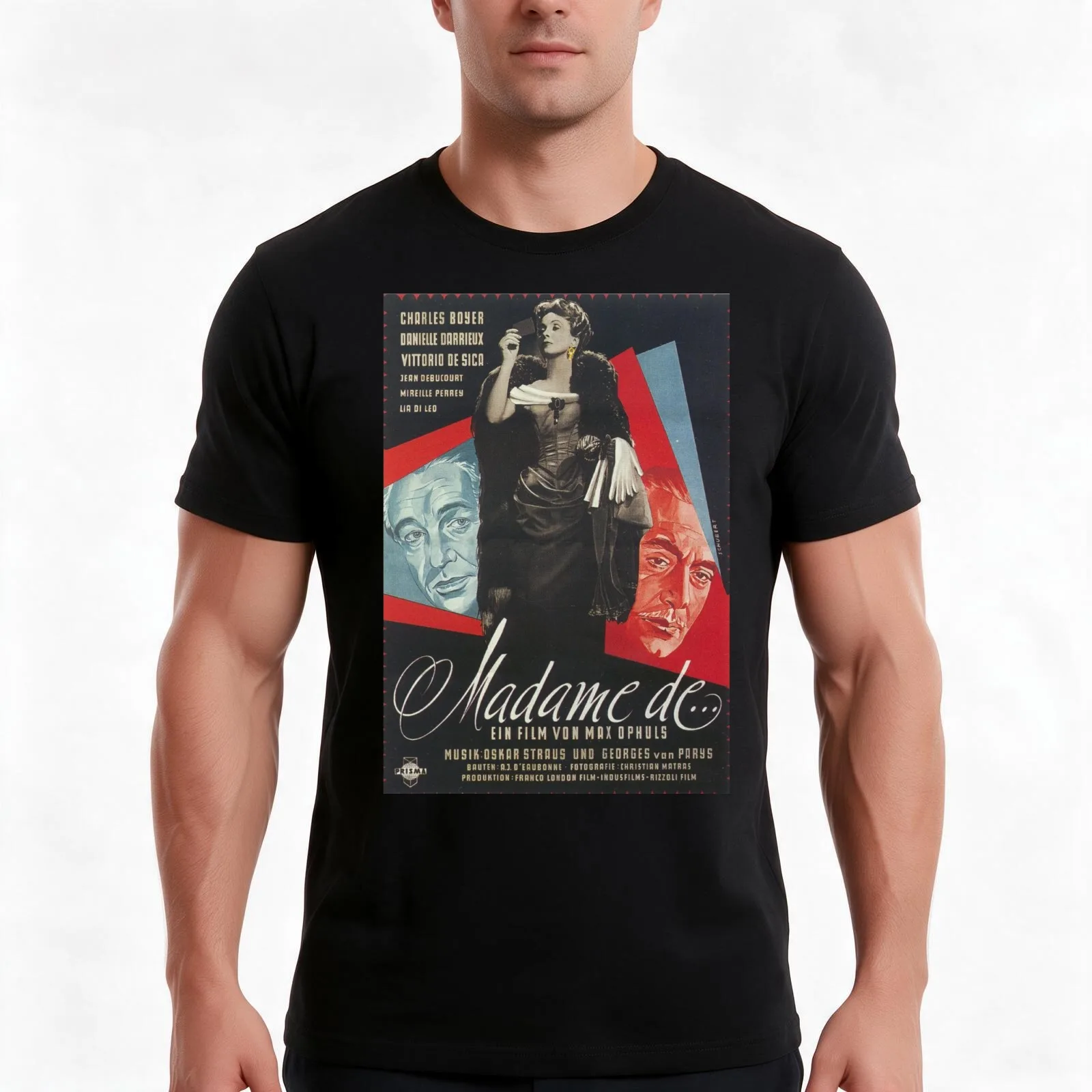 The Earrings of Madame De Max Ophuls T-Shirt, Summer Casual Cotton Tee, Oversized Streetwear Tops, Vintage Graphic Print