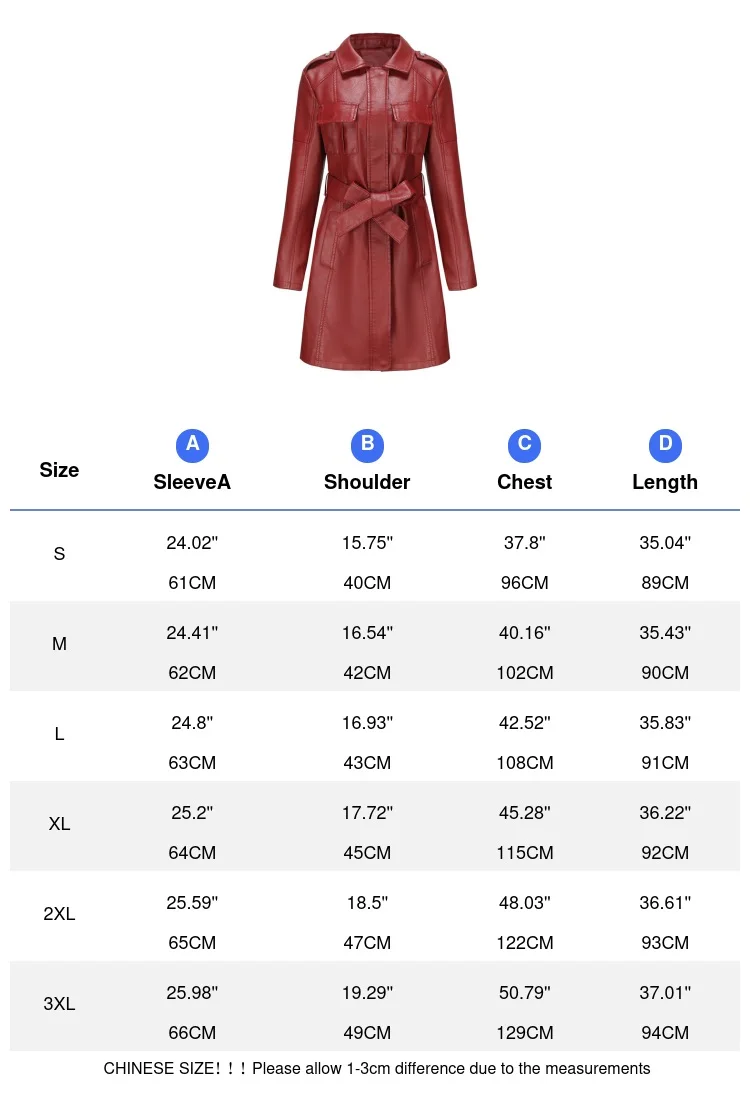 Primavera autunno abbigliamento Casual in pelle da donna Outdoor antivento PU Top Fashion Slim cappotto in pelle di media lunghezza abbigliamento donna