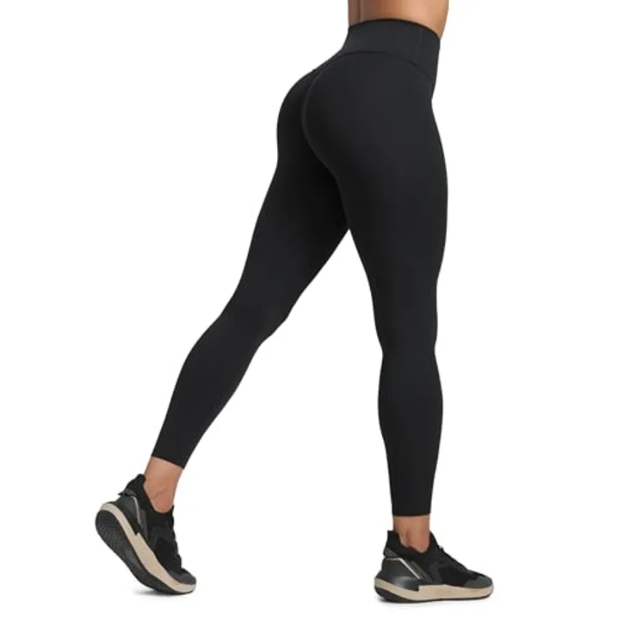Secretsculpt Butterlift Workout Leggings 25" - No Front Seam High Waisted Womens Yoga Pants Booty Scrunch Butt