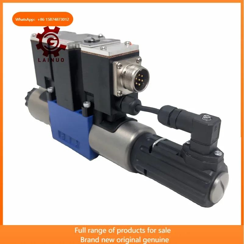 

Lainuo 4WRE 4WREE 6 E08 Series 4WREE 6E04-22/G24K31/A1V-655 Hydraulic Proportional Directional Valve 4WREE 6E04
