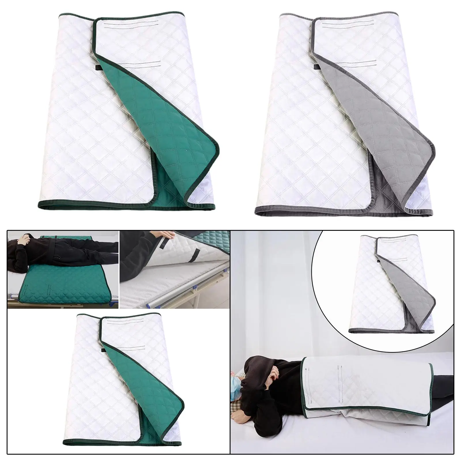 

Wearable Incontinence Bed Pad Washable Underpad for Bedwetting Waterproof Nursing Pad Bed Mat for Bed Couch Floor Furniture