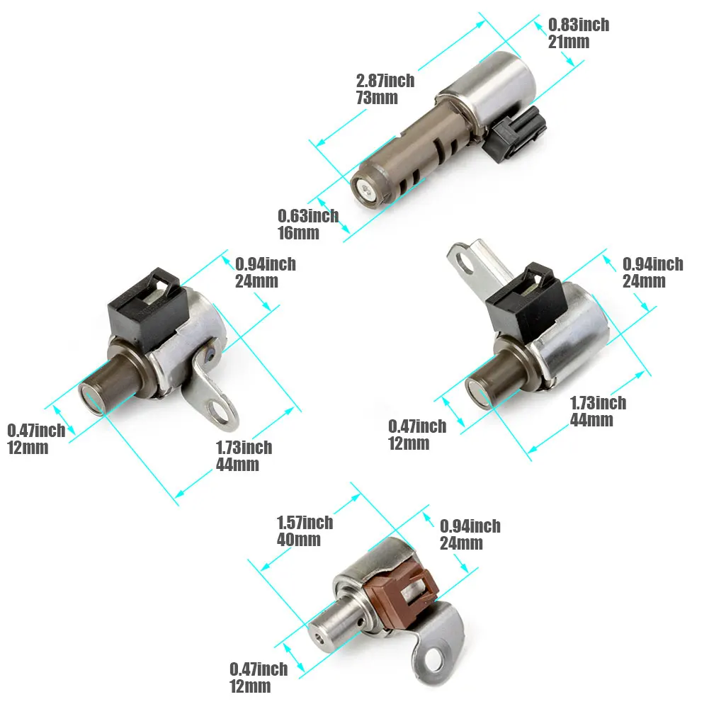 U250 U250E K14879E K57958P Valve Body Transmission Solenoids For Toyota Alphard Camry RAV4 Highlander For Lexus