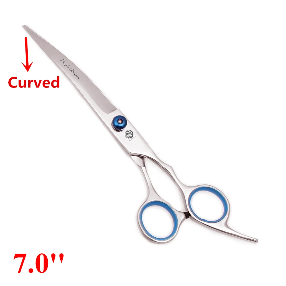 6'' 7'' Professional Dog Grooming Scissors Hair Cutting Shears Curved Thinning Comb Cat Pet Salon Hairdressing Japan Steel Z4001