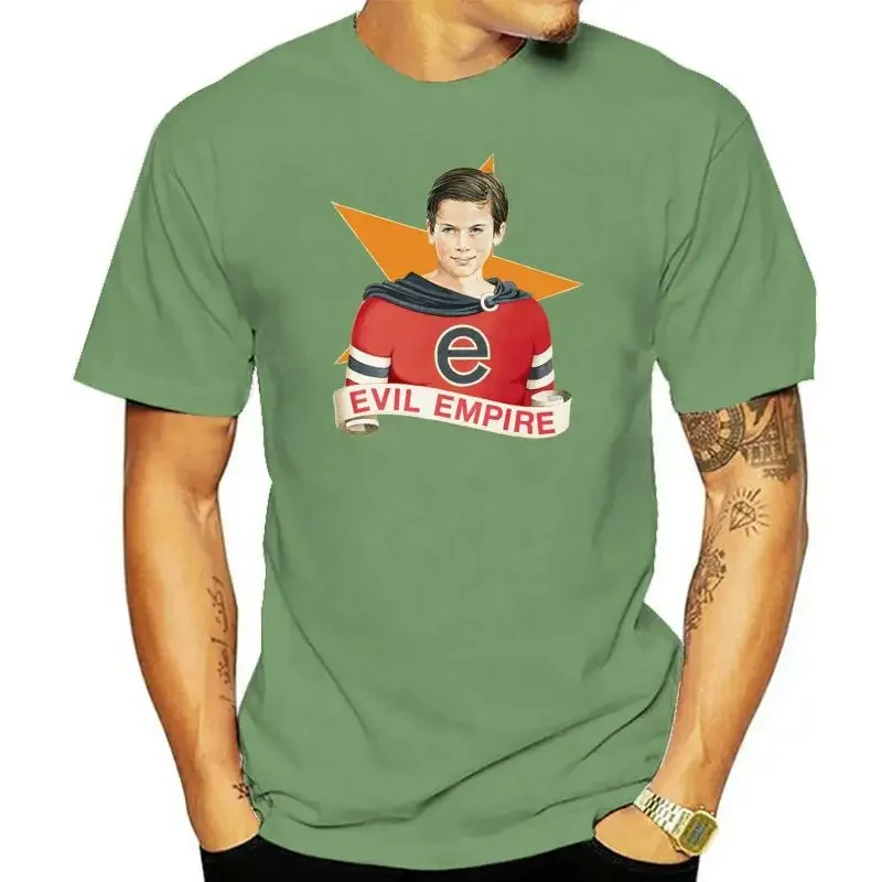 تيشيت كلاسيكي بياقة مستديرة ، موضة ، جديد ، للصيف ، إمبرطورية شريرة ، غضب ، موسيقى ، فرقة غضب