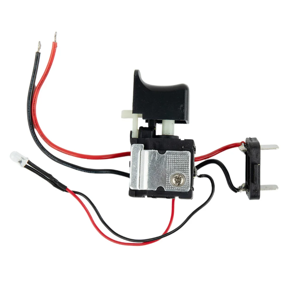 1Pc Trigger Switch Workshop Equipment Power Tools With Small Light Plastic And Metal Brand New Function Of Lighting