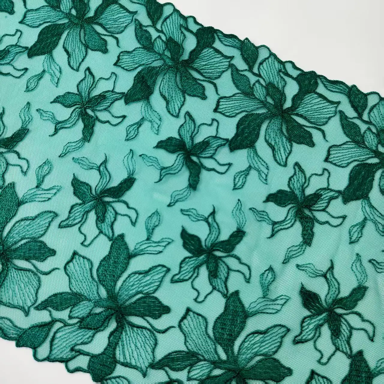 pizzo-ricamato-verde-a-fiori-grandi-a-tutta-larghezza-per-accessori-fatti-a-mano-25-cm-di-larghezza