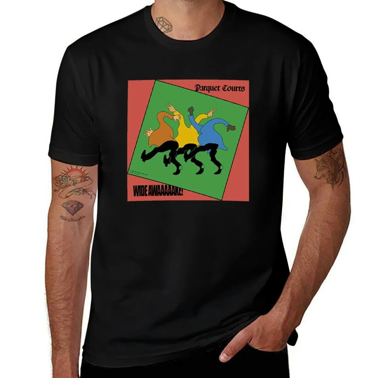 

Parquet Courts - Wide Awake T-Shirt anime shirt for a boy Aesthetic clothing tee shirts for men