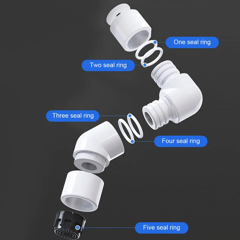 720 Degree Rotatable Splash Filter Faucet Spray Head Universal Anti Splash Filter Kitchen Tap Water Saving Nozzle Sprayer