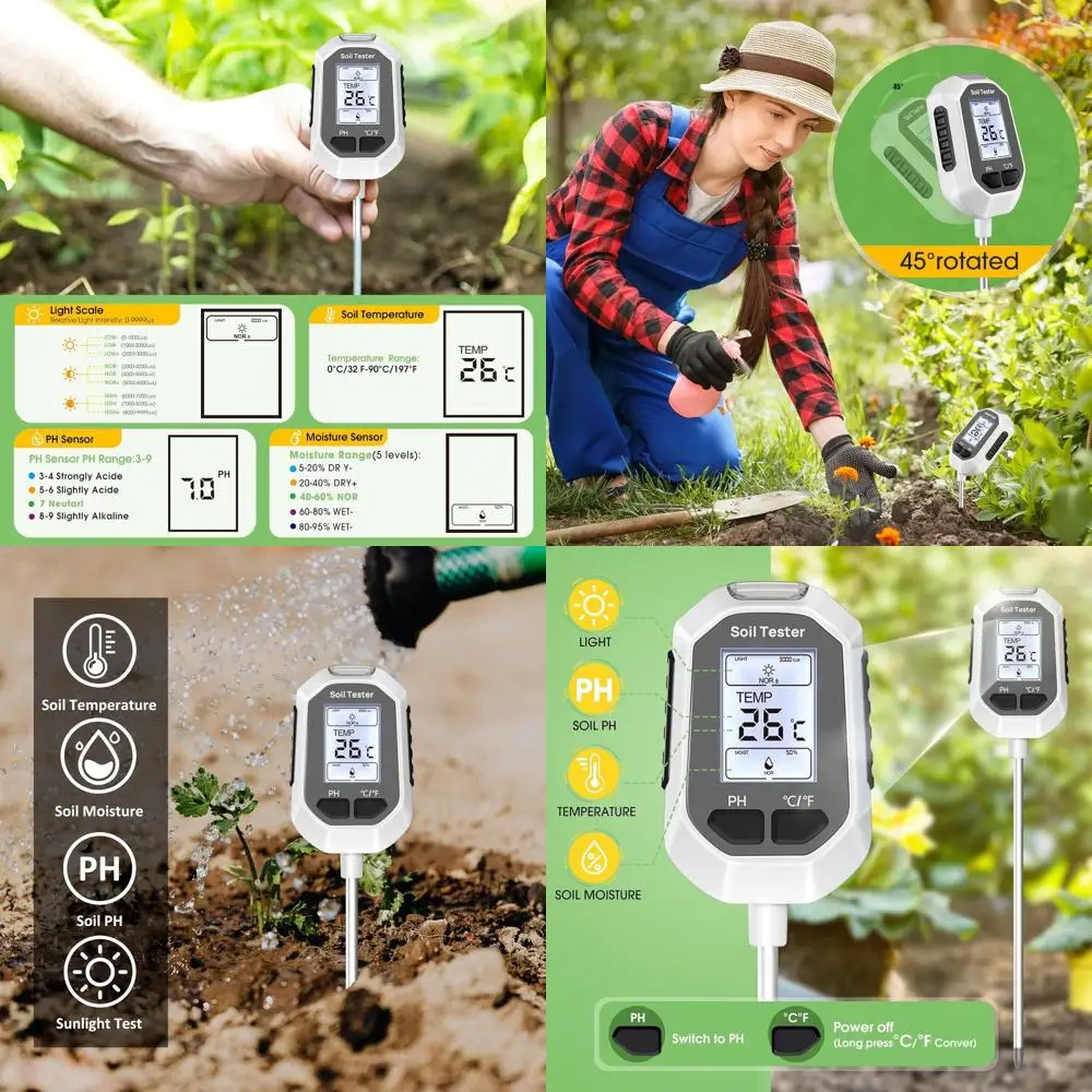 4-In-1 Soil Moistur…