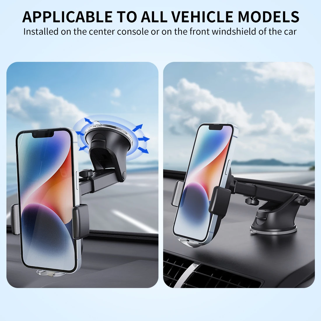 Automatic 10W Qi Car Wireless Charger for IPhone 13 12 11 XR X 8 Samsung Infrared Induction USB Fast Charging Phone Holder Mount