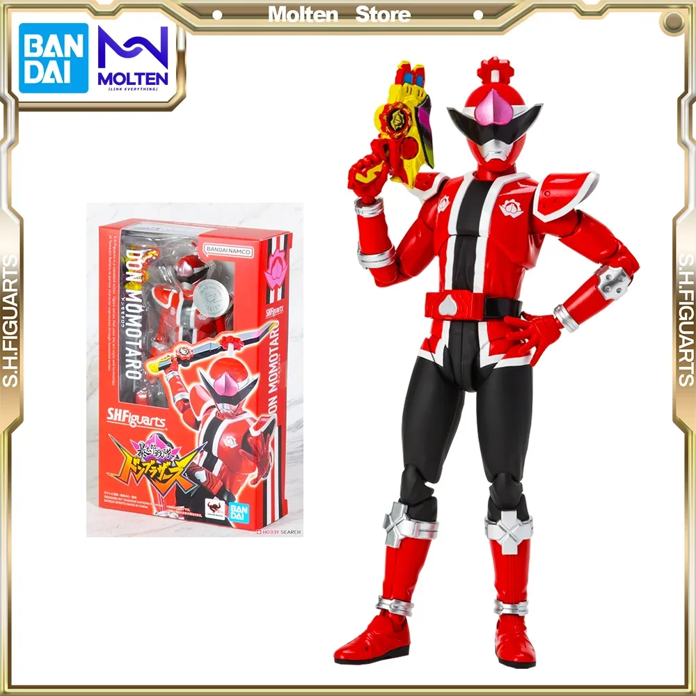 

BANDAI Original Avataro Sentai Donbrothers S.H.Figuarts Don Momotaro Anime Action Figure Model Kit