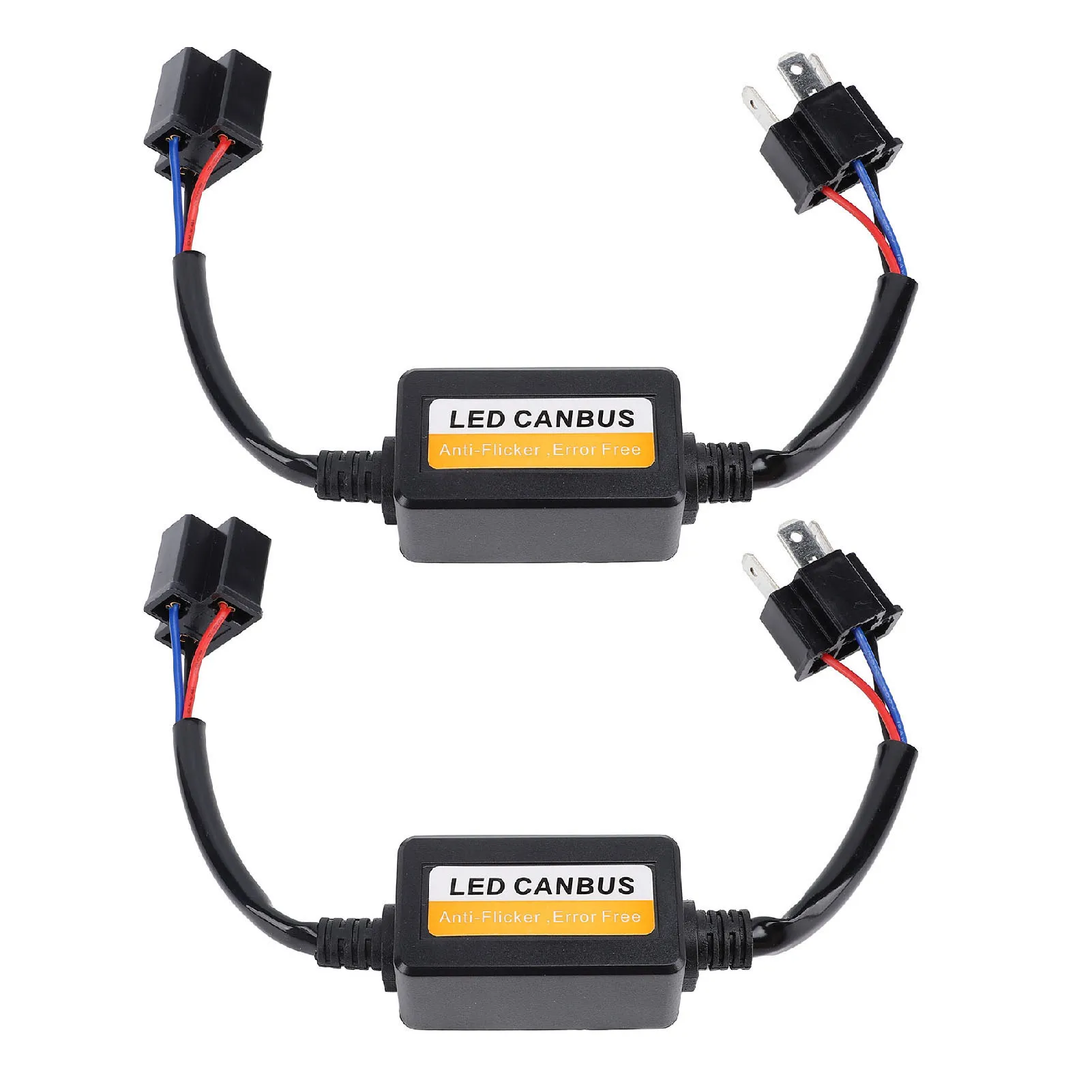 

H4 LED CANbus Decoder 9 to 16V Plug and Play Anti Flickering LED Headlight Resistor Decoder Headlights CANbus Decoder