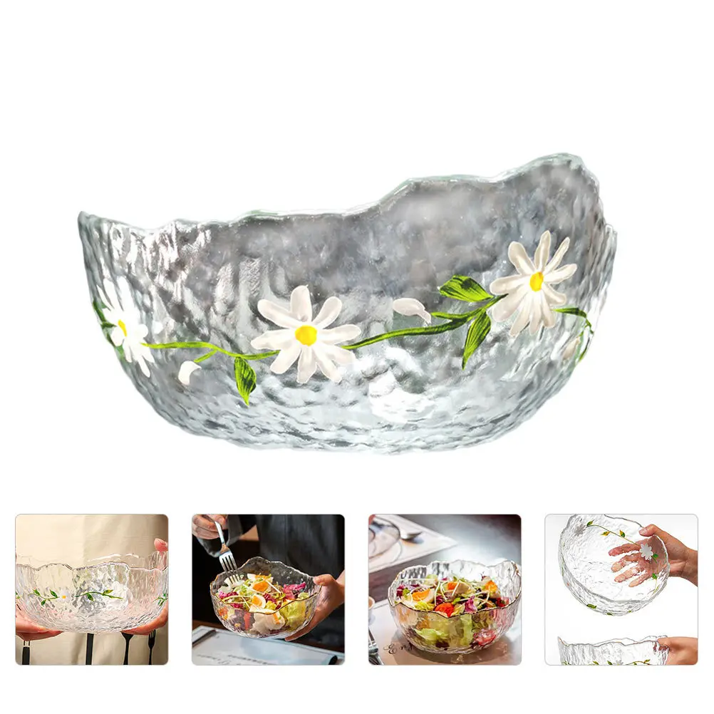 

Big Salad Bowl Storage Small Bowls Fruit Platter for Fruits Storagee with Lid Dessert