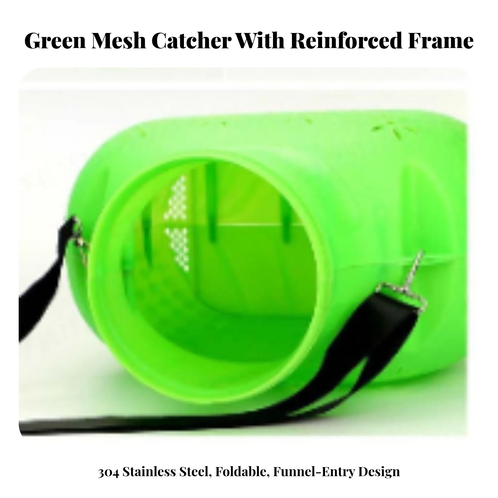 Aquatic Catch Catch Portable Aquatic Catch Catch Basket with Shoulder Strap Fishing Gear Sturdy for Fishermen