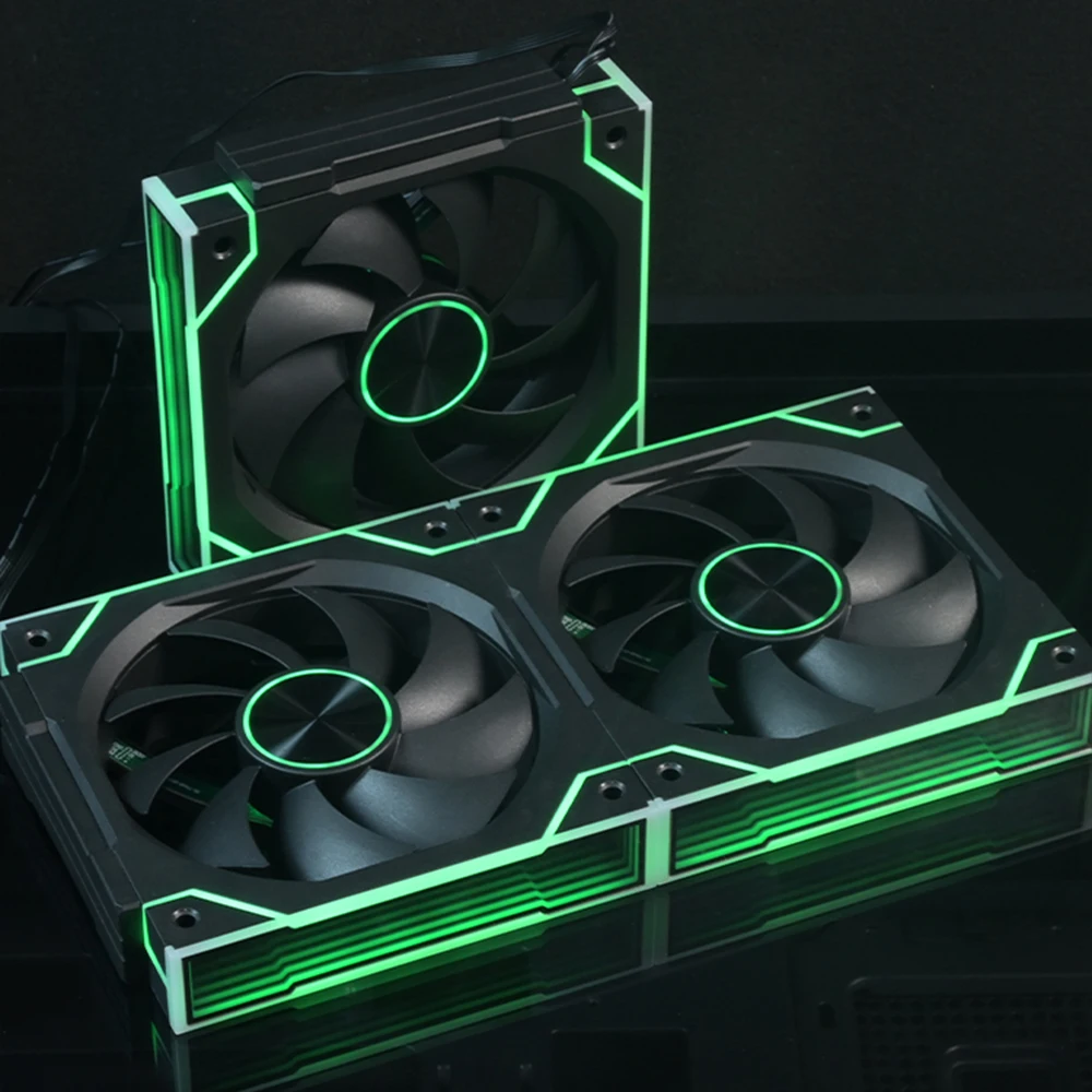 Модульный охлаждающий вентилятор SOONCOOL для корпуса игрового ПК 120*120*25 мм ШИМ-кулер ARGB для корпуса компьютера, 3 шт.