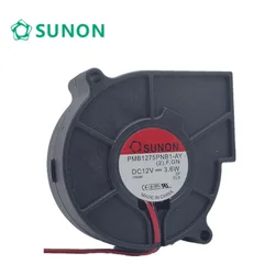 New for sunon PMB1275PNB1-AY 7530 DC12V 3.6W 7cm 75*75*30MM turbine blower cooling fan