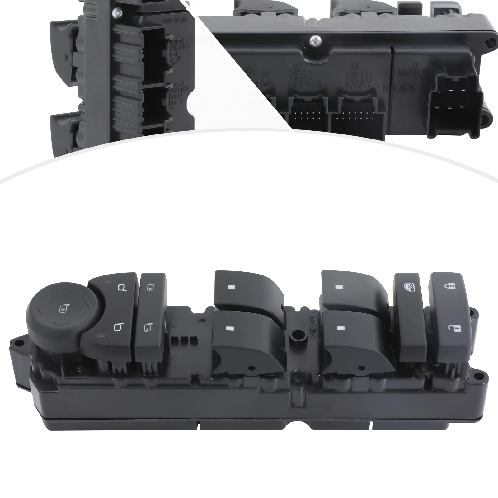 

Window Control Switch DC 12v Car Window Switch Left Driver Side Window Replacement for Cadillac Escalade Chevrolet Silverado