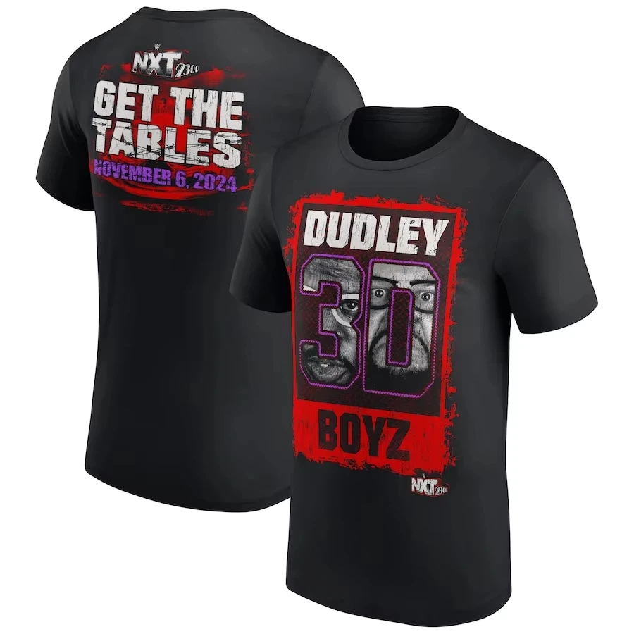 

The Dudley Boyz NXT 2300 T-Shirt Men Women Short Sleeve Cotton Tee American Retro Y2k Tops Sport Tshirt Unisex Summer Streetwear