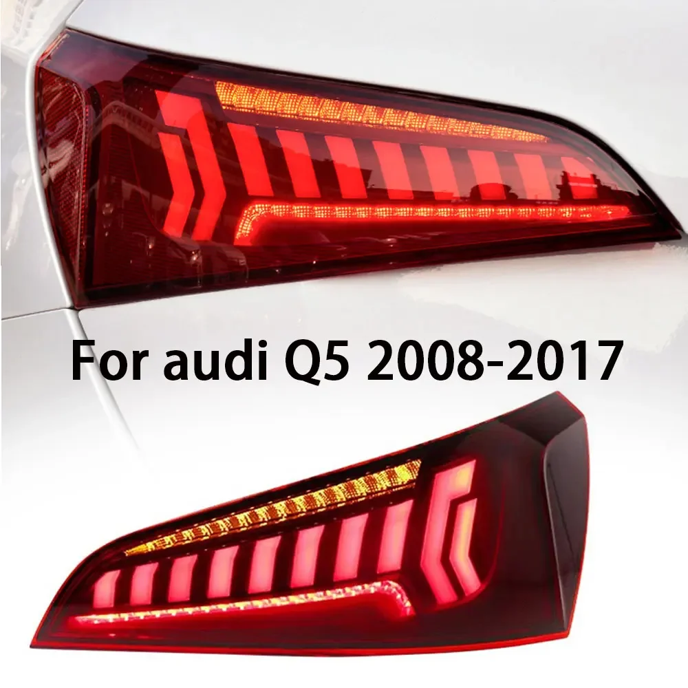 1 пара светодиодных задних фонарей в сборе для Audi Q5 SQ5 2009-2018 задние фонари Plug and Play светодиодные задние задние фонари с динамическим поворотным сигналом 1 пара светодиодных задних фонарей в сборе для Audi Q5 SQ5 2009-2018 задние фонари Plug and Play светодиодные задние задние фонари с динамическим поворотным сигналом
