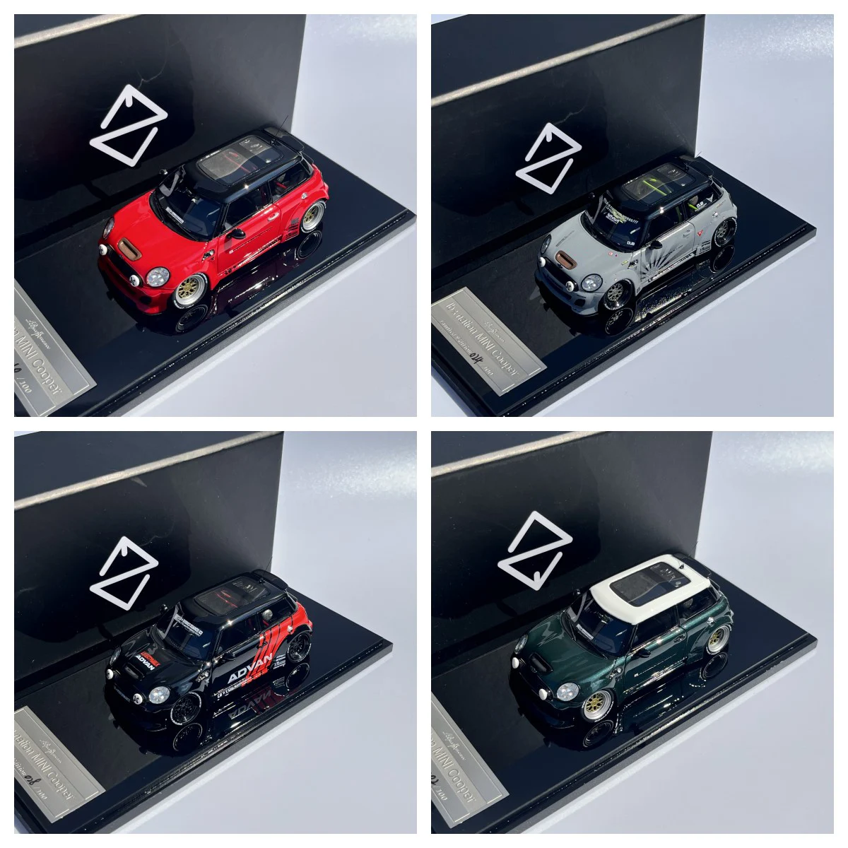 ENGUP 1:43 Scale Resin LBWK COOPER Double Door Coupe Sports Cars Model Classics Adult Collection Souvenir Gifts Static Display