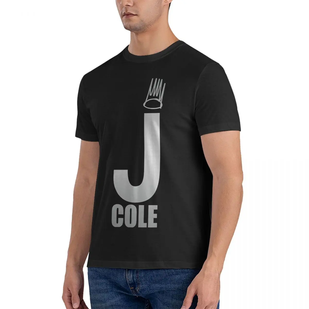 Cole T-Shirt for Men LL Cool J Novelty Cotton Tee Shirt Round Collar Short Sleeve T Shirts Gift Idea Tops