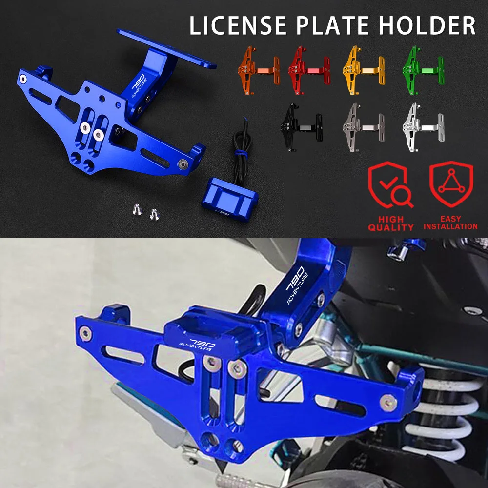 

Motorcycle Rear License Plate Number Holder and Turn Signal Lights For DUKE 790 890 950 990 390 ADVENTURE 1050 1090 1190 1290