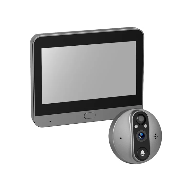 ABGN Tuya Bel Pintu Video Wifi Nirkabel Pintar 3 Juta Antarmuka TYPE-C Pemantauan HD Interkom Dua Arah