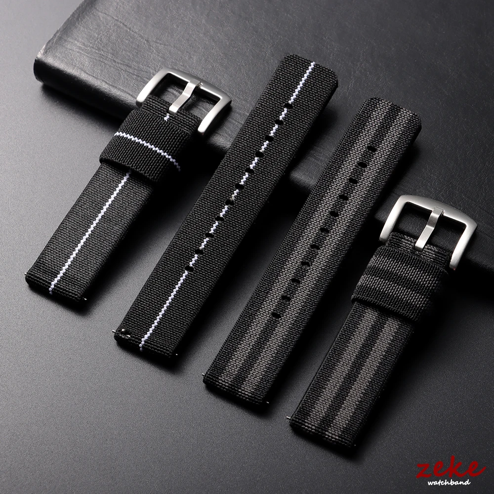 النايلون حزام ساعة اليد 18 مللي متر 20 مللي متر 22 مللي متر 24 مللي متر حزام الساعات ل Omage ساعة قماش العصابات الرياضية الرجال النساء معصمه الإفراج السريع أساور