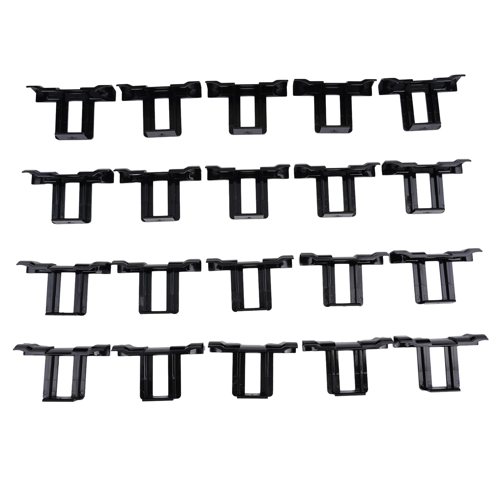 PV Modules Clips Solar Panel Clips Water Management For Solar Panels Polymer Material 20pcs Solar Panel Cleaning Clips Set
