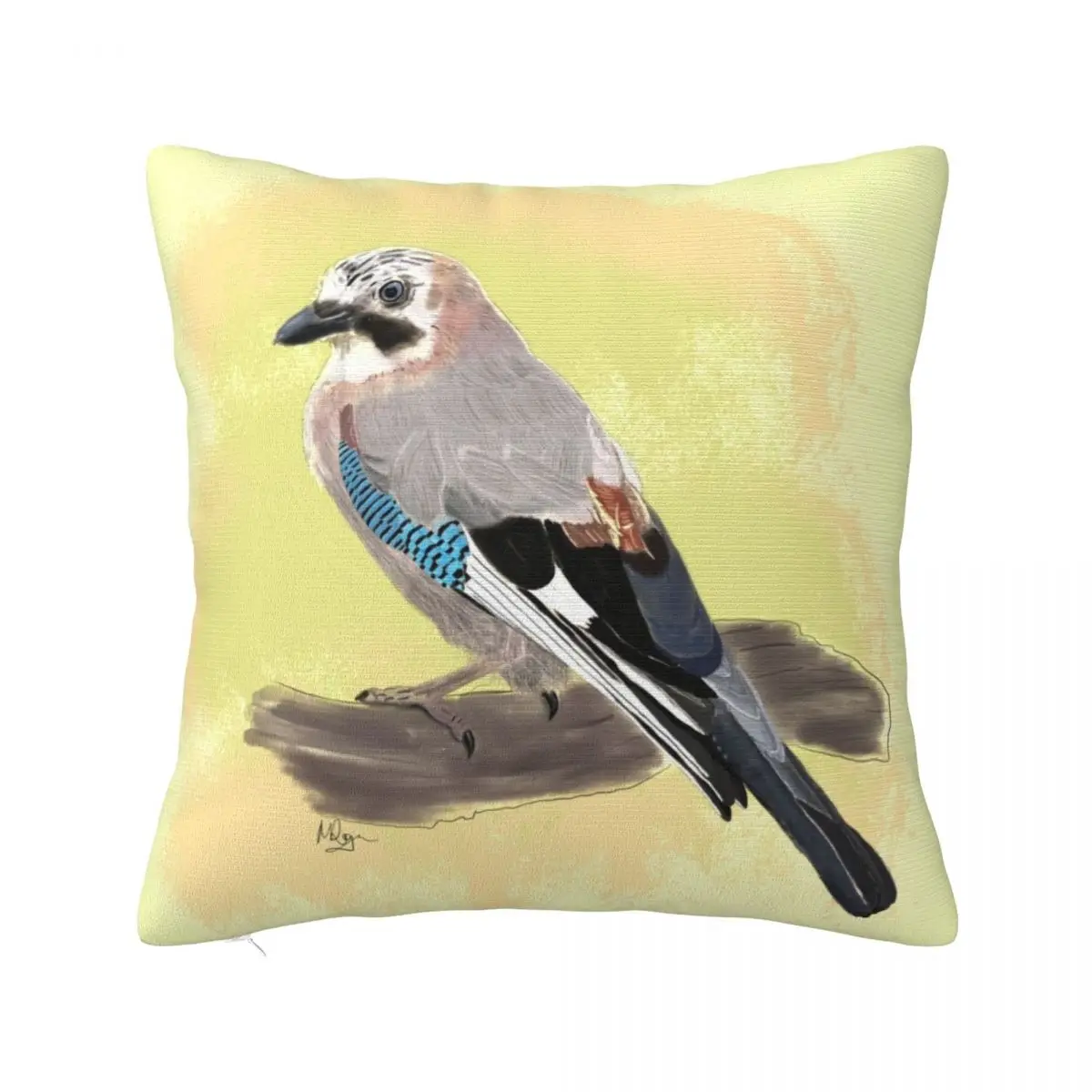 

Eurasian Jay Throw Pillow Decorative Cover For Living Room autumn pillowcase