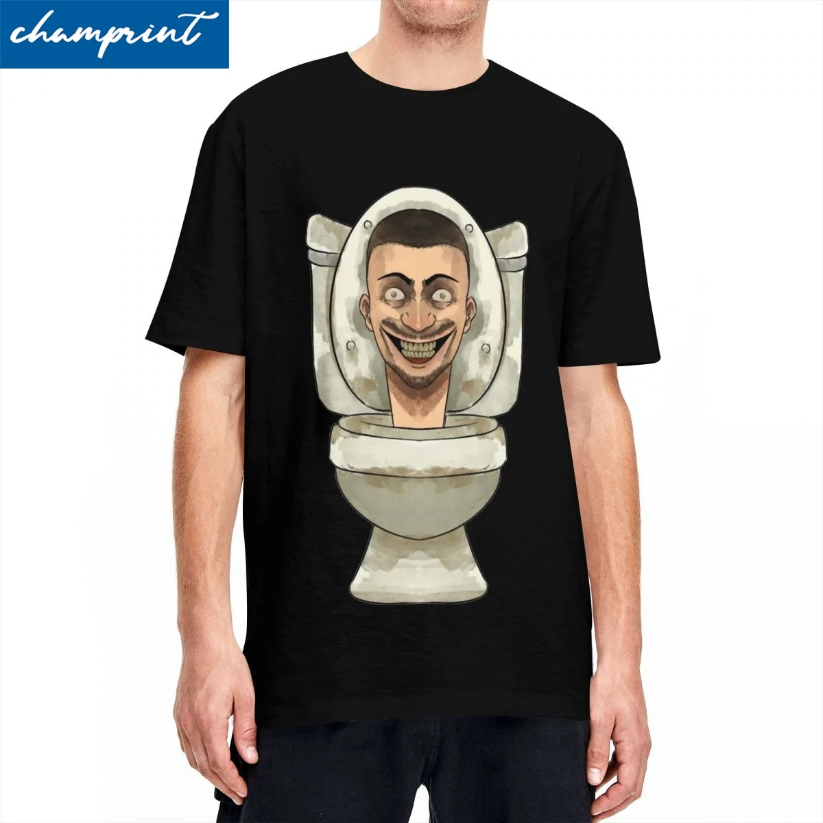 Skibidi Toilet Meme T Shirt Men Women 100% Cotton Awesome T-Shirts O Neck Funny Game Tee Shirt Short Sleeve Clothes Unique